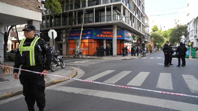 El ataque fue el pasado miércoles en la esquina de Dorrego y Zeballos. (Alan Monzón/Rosario3)