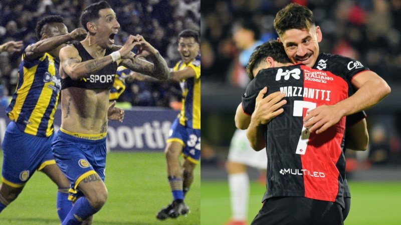 Di María viene de hacerle dos goles a Talleres; Cóccaro de un doblete ante Banfield.
