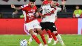 River e Independiente Santa Fe de Bogotá empataron 0-0 en Colombia.