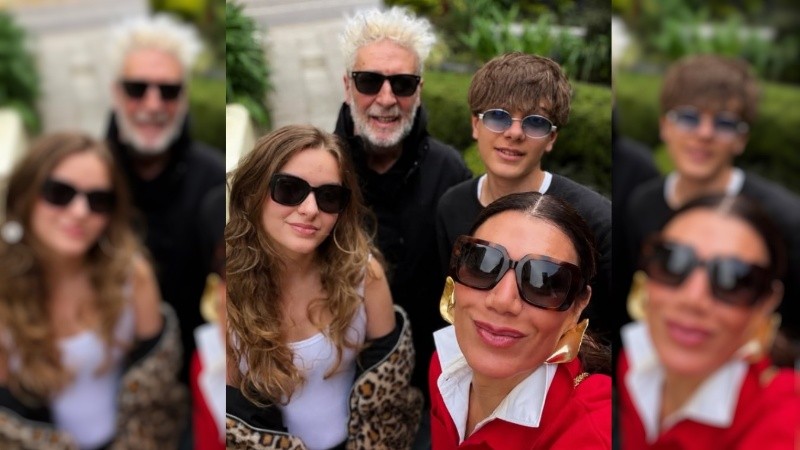 La foto familiar de Flor de la V (Instagram)