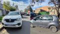 Los dos vehículos involucrados en el violento episodio.
