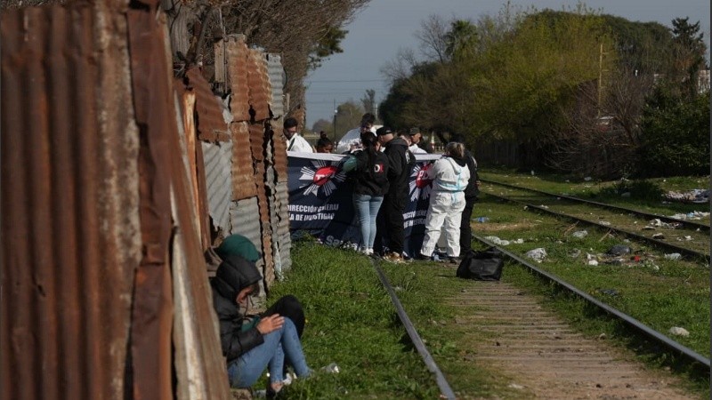 El lugar en el que fue hallado el cuerpo del hombre.