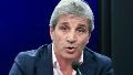El ministro de Economía, Luis Caputto.