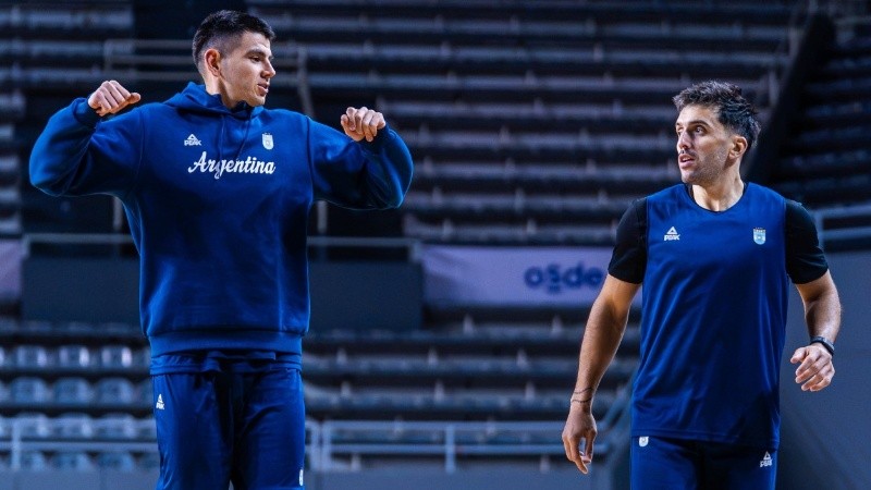 Deck y Campazzo, listos para la competencia en Mardel (Cabb).