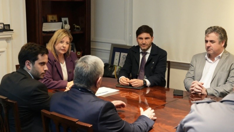La reunión de este miércoles entre los funcionarios nacionales y provinciales.