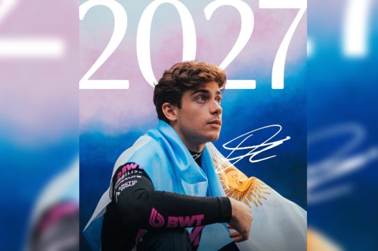 Franco Colapinto fue confirmado por Alpine como su segundo piloto titular en 2027 de la Fórmula 1.