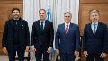 Maximiliano Pullaro, Diego Santilli, Martín Llaryora y Rogelio Frigerio.