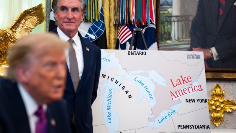 Trump durante el anuncio este jueves (EFE)