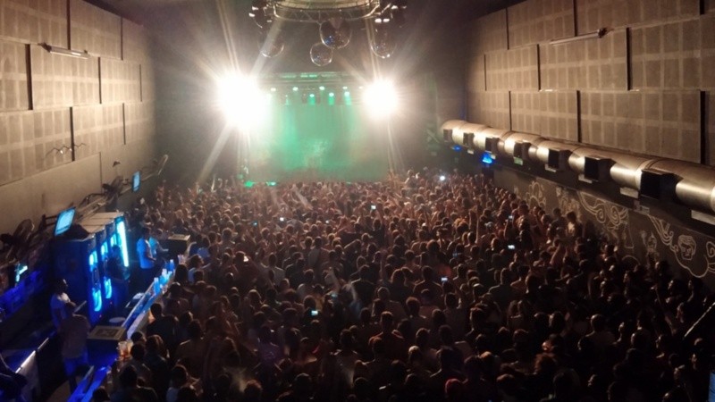 El teatro de la firma intervenida por la Justicia Federal.