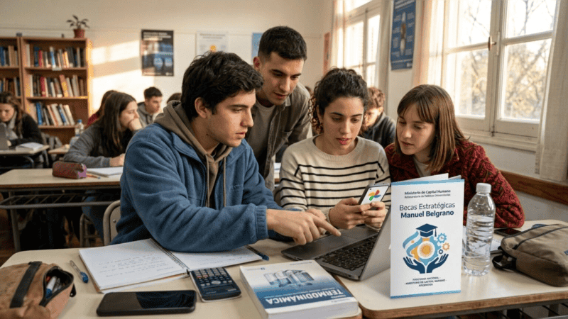 El beneficio apunta a estudiantes de carreras consideradas estratégicas.