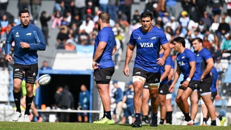 Los Pumas con Pablo Matera como capitán se presentan en Jujuy para enfrentar a Australia. Crédito: Pablo Oriz / Prensa UAR.