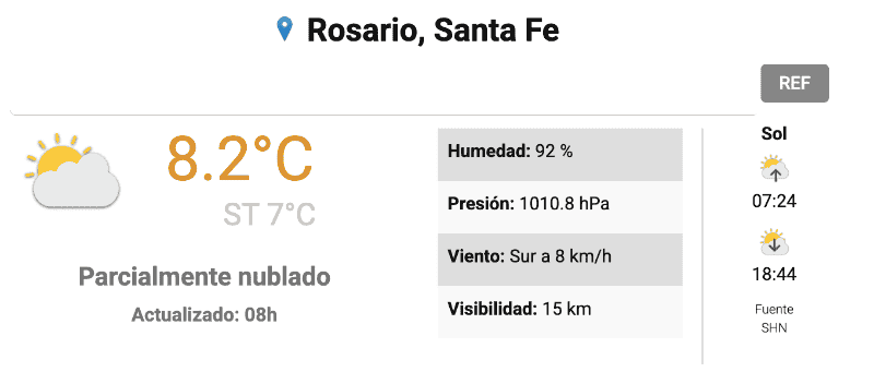 &nbsp;Así amaneció la ciudad.