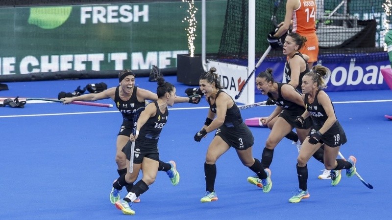 El resultado final de la definición fue 3-1 para Las Leonas.