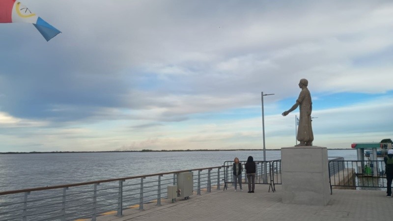 El humo se hizo visible este sábado (Rosario3).&nbsp;