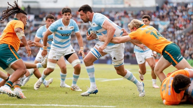 Los Pumas no lograron jugar bien en Jujuy ante las Wallabies en el primer duelo de la serie. Crédito: Prensa UAR / Gaspafotos / Ramiro Vega & Daniel Gollan.
