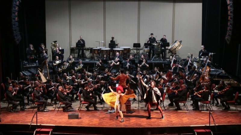 La Orquesta Sinfónica Provincial de Rosario.
