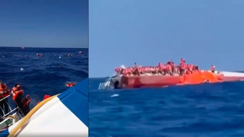 Momentos de pánico antes de la tragedia el altamar. (imágenes videos)