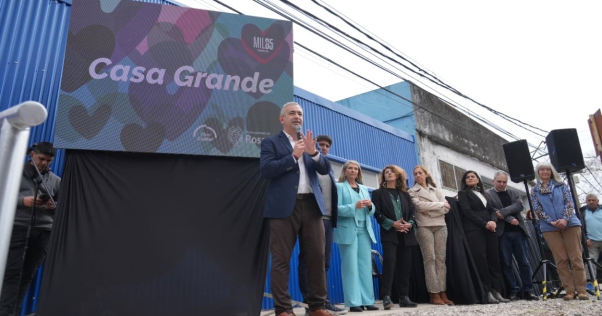 Inauguración de la Casa Grande de Rosario para adultos mayores vulnerables