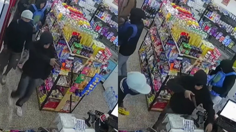 Las imágenes del asalto ocurrido el pasado viernes.