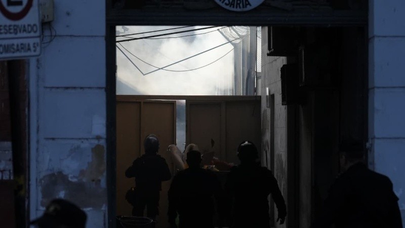 El incendio fue controlado por los Bomberos Zapadores.