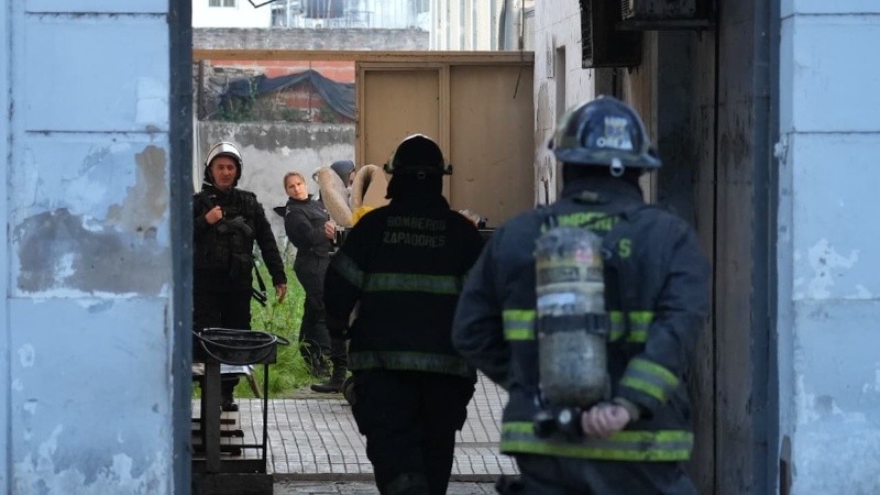 El incendio fue controlado por los Bomberos.