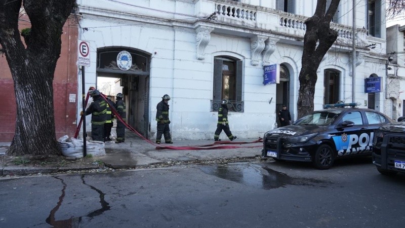 El incendio fue controlado por los Bomberos Zapadores.