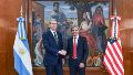Imagen de archivo de Scott Bessent junto a Luis Caputo durante su visita al país en abril de 2025.