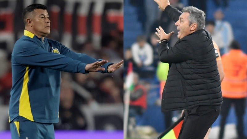 Almirón y Kudelka se juegan mucho este domingo en el clásico rosarino.