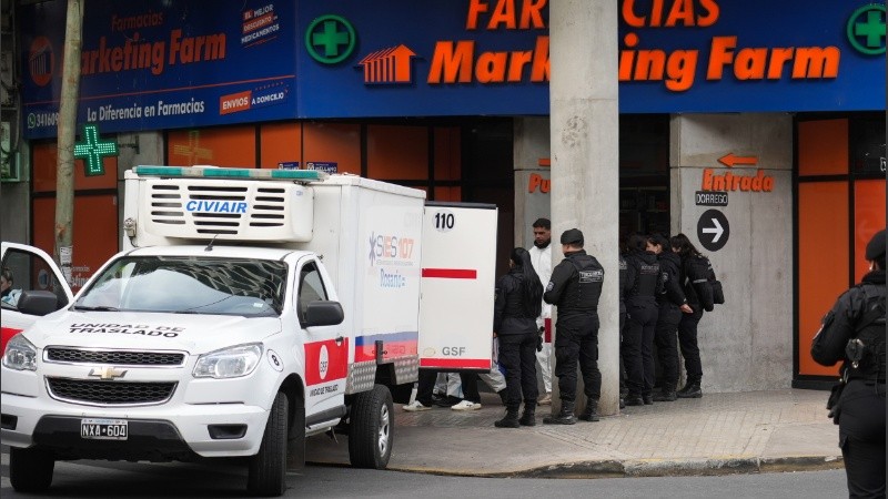 Las cámaras de videovigilancia de la intersección de Dorrego y Zeballos, donde se encuentra Marketing Farm, el lugar de trabajo de la víctima, captaron al agresor Martín Laureano Banchero (55).
