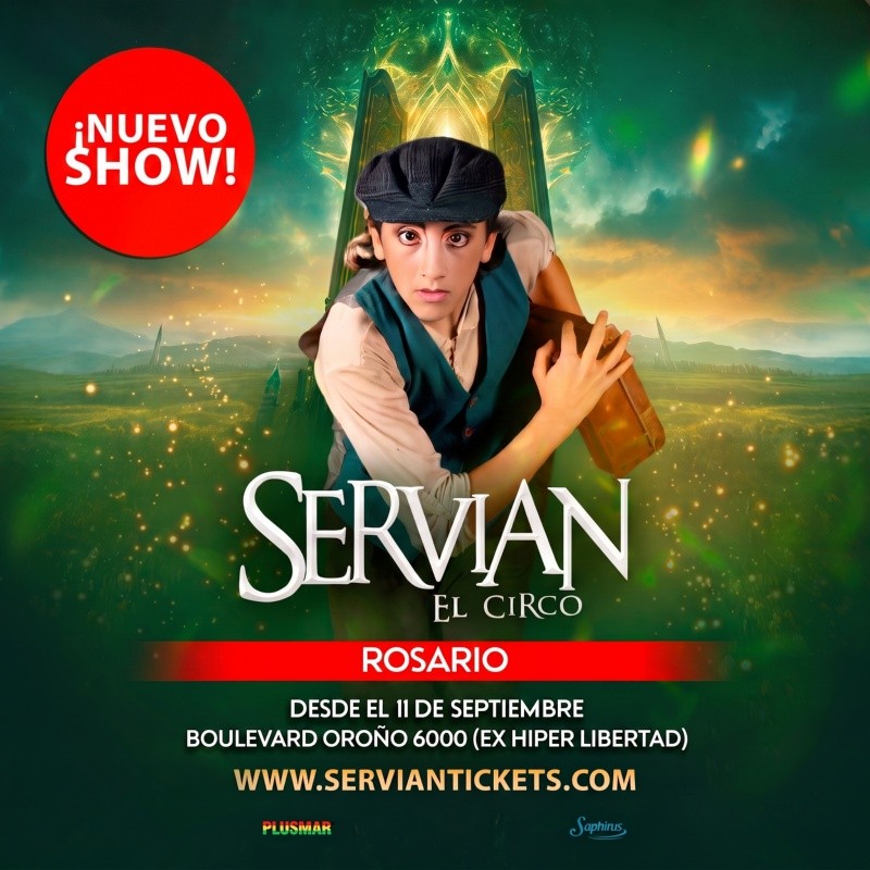 &nbsp;El anuncio oficial del regreso de Servian, el Circo, a Rosario