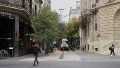 La zona de Córdoba entre Maipú y Laprida, una de las posibles para montar el barrio Chino. (Alan Monzón/Rosario3)