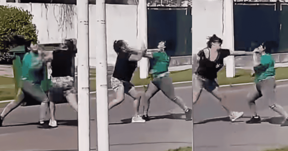 Gresca entre dos mujeres en la puerta de un jardín de infantes en Roldán