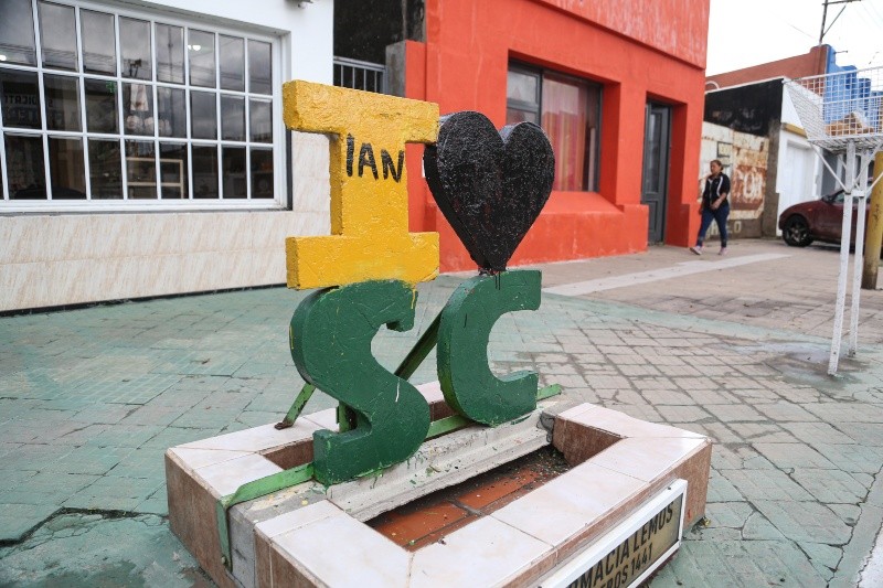 El recuerdo de Ian en San Cristóbal. 