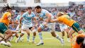 Los Pumas enfrentan a los Wallabies en Mendoza, y así se despiden del público argentino. Crédito: Prensa UAR / Gaspafotos / Ramiro Vega & Daniel Gollan.