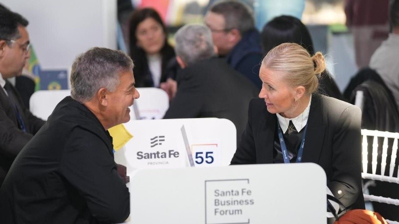 Las reuniones B2B, uno de los fuertes del Business Forum. (Gobiern de Santa Fe)