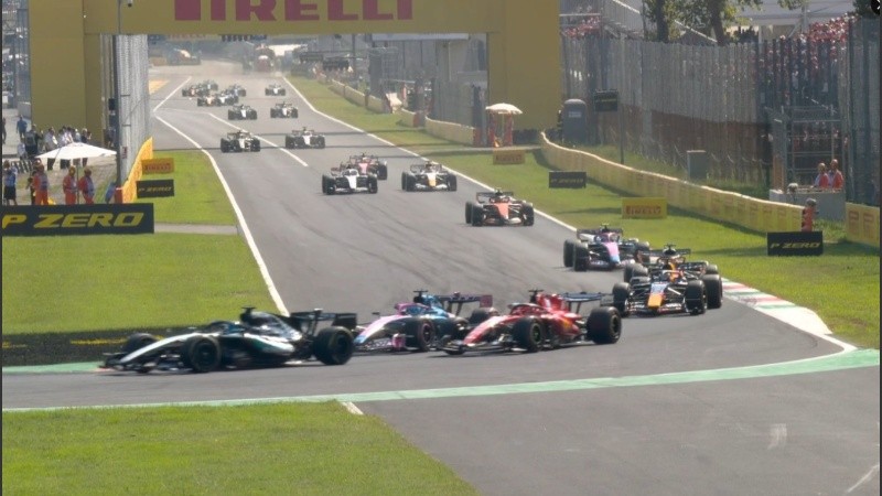 El Gran Premio de Italia de Fórmula 1 (X/@F1)