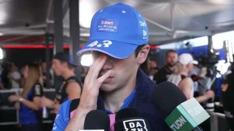 Colapinto tras el Gran Premio de este domingo.