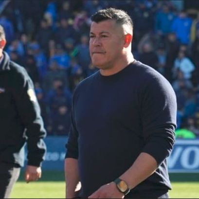 "Fue la única vez que nos llegaron en todo el partido", lamentó el DT sobre el empate. (Alan Monzón/Rosario3)