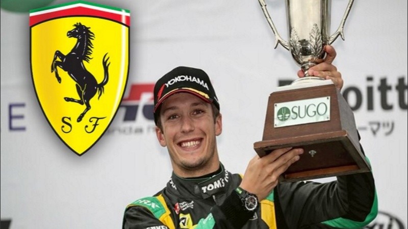 Sacha Fenestraz ensaya con Ferrari: otro argentino que sueña con su primer test en la Fórmula 1.