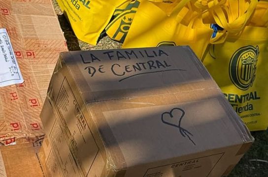 Una de las cajas de "la familia de Central".