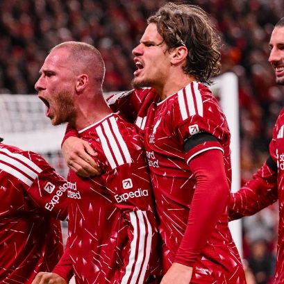 Mac Allister se desahoga luego del gol que le dio la victoria al Liverpool, en una semana especial para él (LFC).