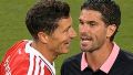 El picante cruce entre De Paul y Lewandowski.