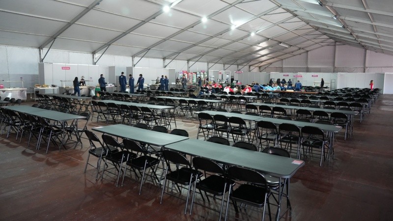 El comedor de la Villa Olímpica&nbsp;&nbsp;(Alan Monzón/Rosario3).