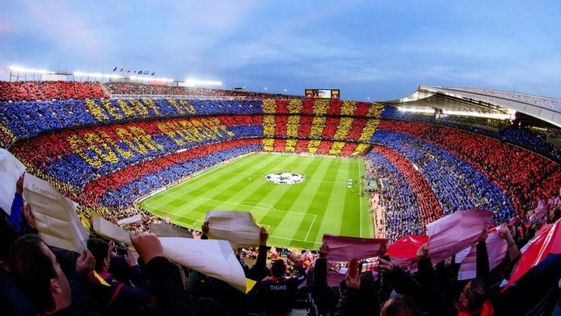 El Camp Nou de Barcelona.