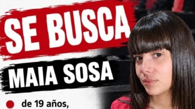 La joven fue vista por última vez el viernes por la tarde.
