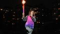 Luciana Aymar encendió la llama en su ciudad.
