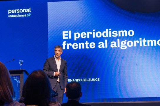 Fernando Belzunce, reflexionando sobre el presente y futuro del periodismo.