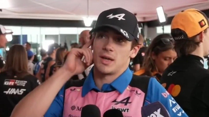 El piloto argentino Franco Colapinto (captura de video)