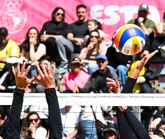 El Beach Voley, una de las actividades del día 1. Foto: Secretaría de Deporte y Turismo.