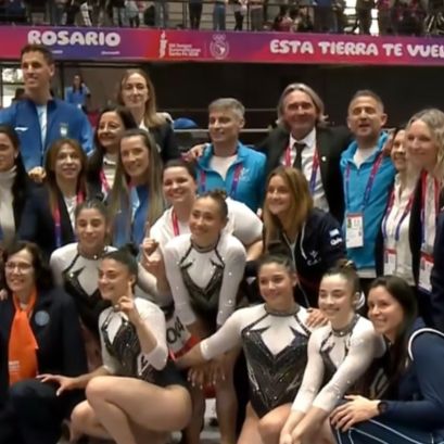 La selección femenina de gimnasia artística se quedó con dos medallas doradas y una de bronce en los Suramericanos.